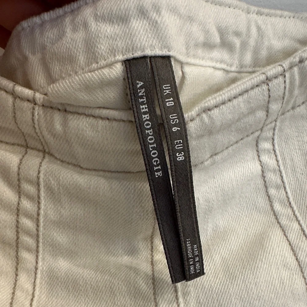 ANTHRO Off White Midi Skirt - Picture 8 of 9